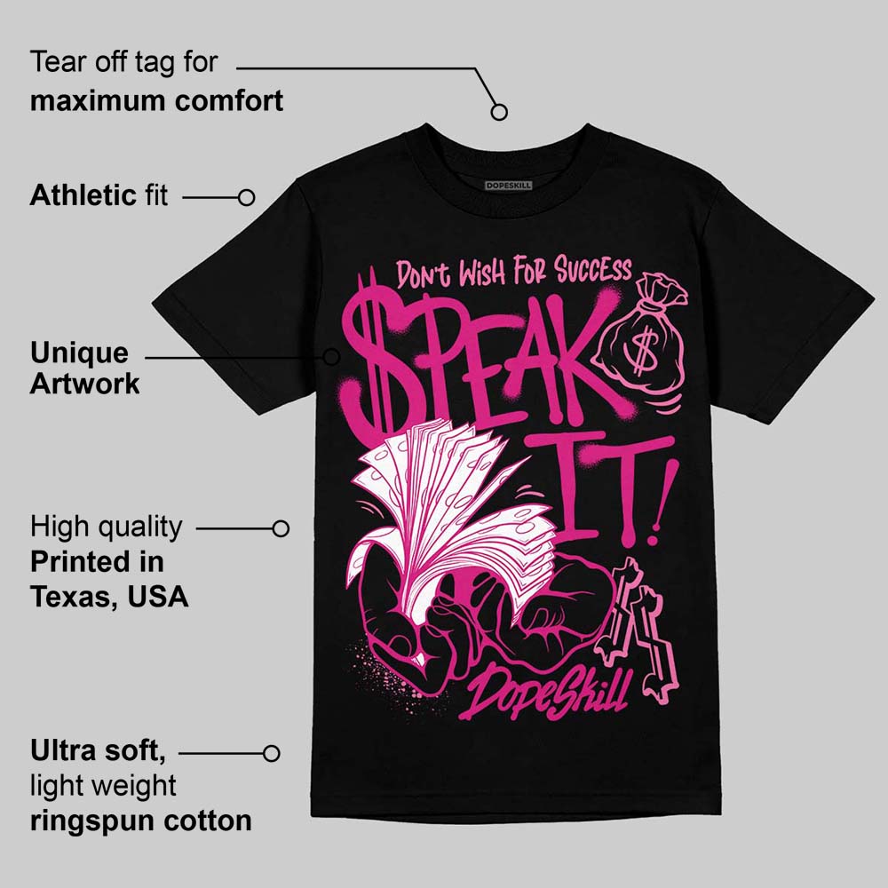 Rick RO Pink Leather Sneakers superstreetwear T-Shirt Speak It Graphic