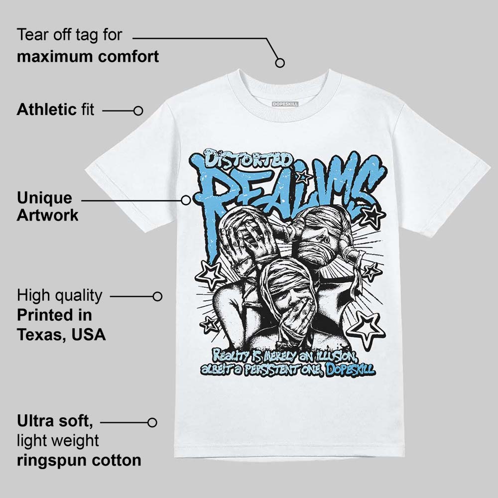 Legend Blue 11s superstreetwear T-Shirt Distorted Realms Graphic