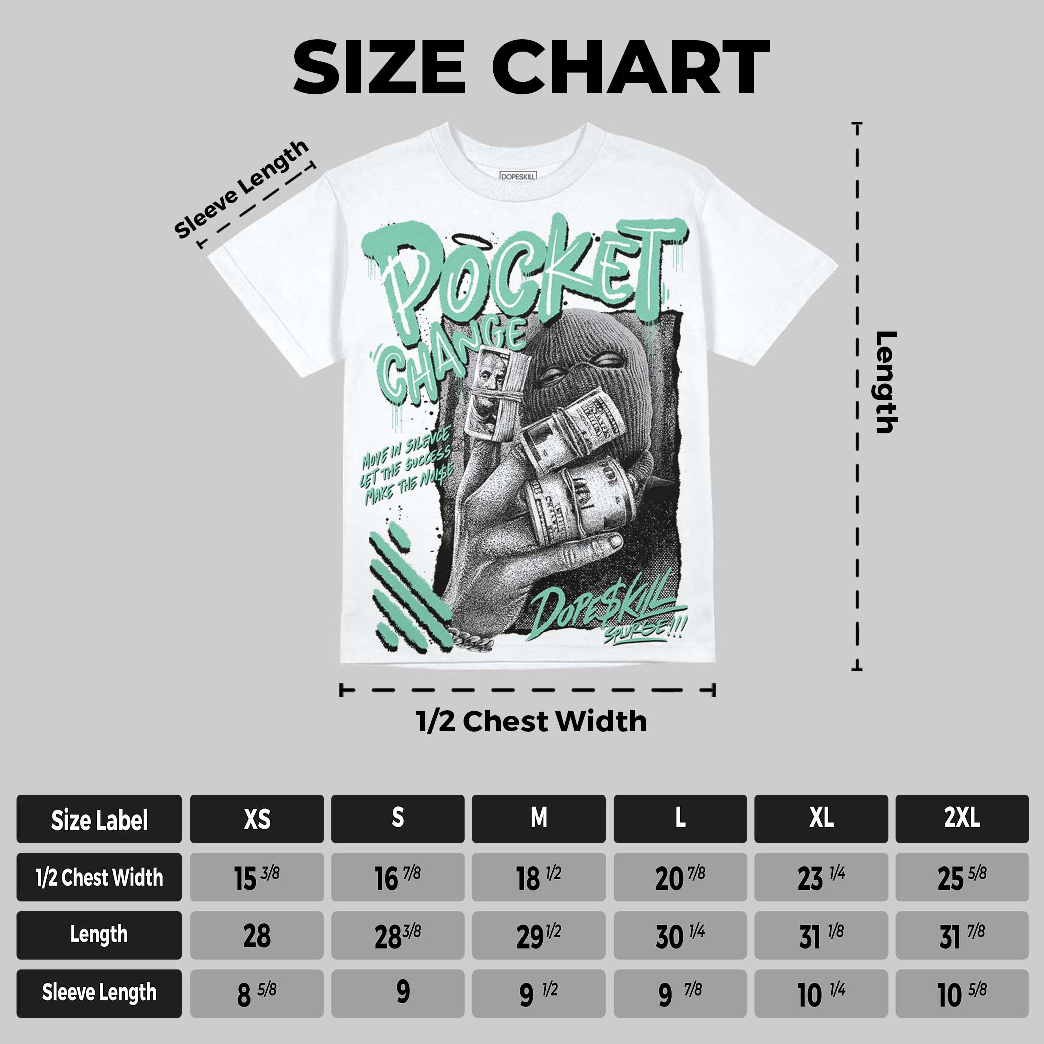 Green Glow 3s superstreetwear Oversize Print T-Shirt Pocket Change Graphic