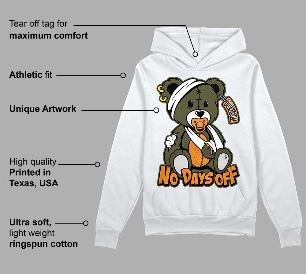 Olive 5s superstreetwear Hoodie Sweatshirt Hurt Bear Graphic