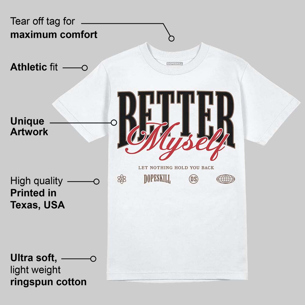 Olive 9s superstreetwear T-Shirt Better Myself Graphic