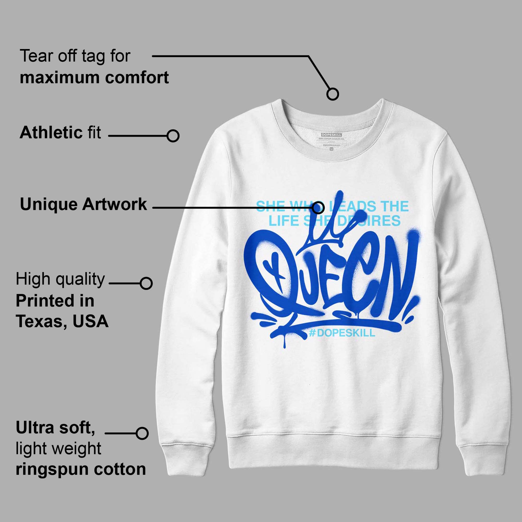 SB Dunk Argon superstreetwear Sweatshirt Queen Graphic