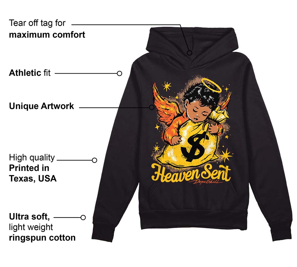 Yellow Collection superstreetwear Hoodie Sweatshirt Heaven Sent Graphic