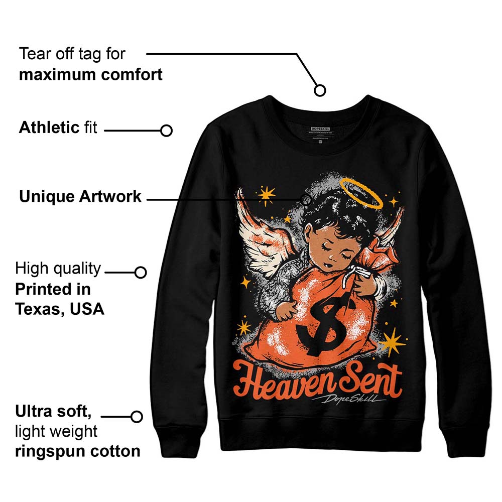Georgia Peach 3s superstreetwear Sweatshirt Heaven Sent Graphic