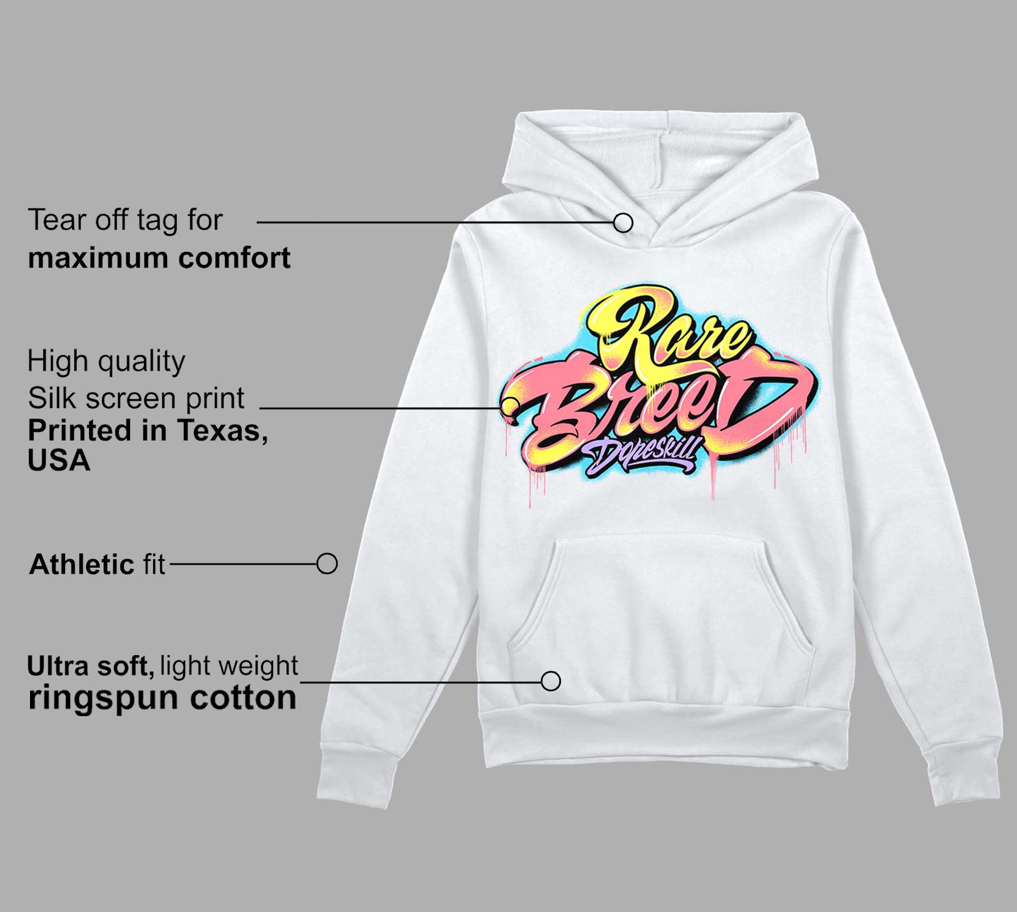 Candy Easter Dunk Low superstreetwear Hoodie Sweatshirt Rare Breed Type Graphic