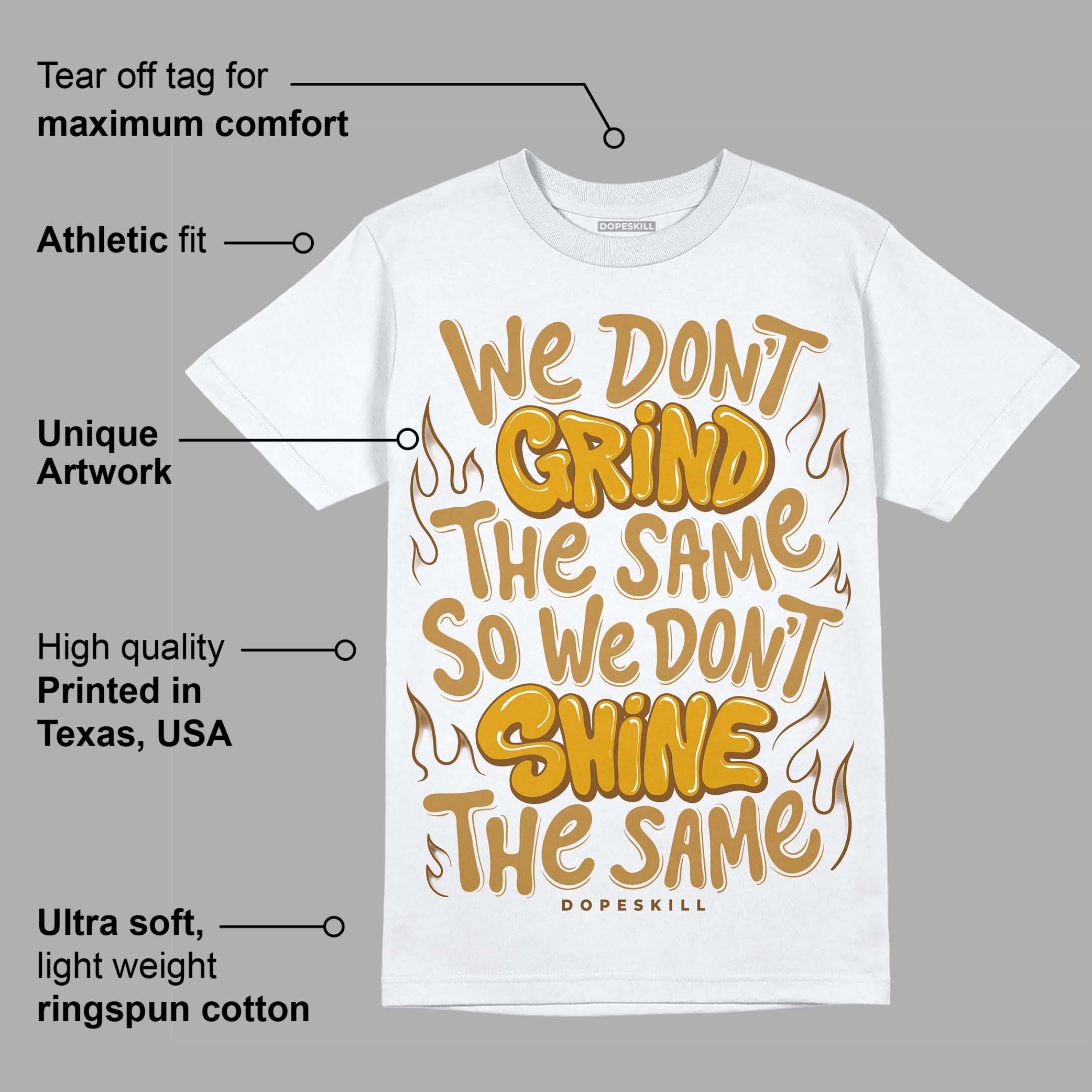 Wheat 13s superstreetwear T-Shirt Grind Shine Graphic