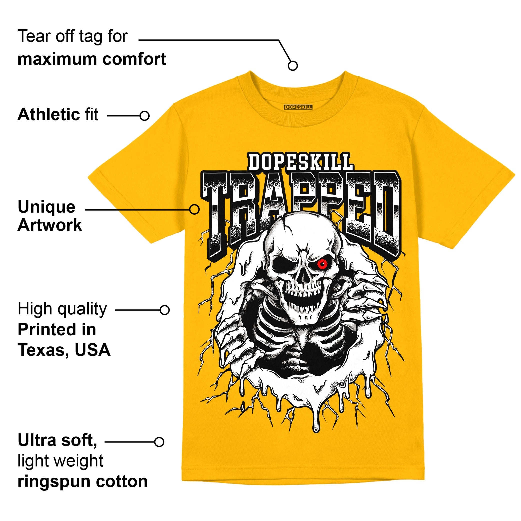 AJ 13 Del Sol superstreetwear Del Sol T-shirt Trapped Halloween Graphic