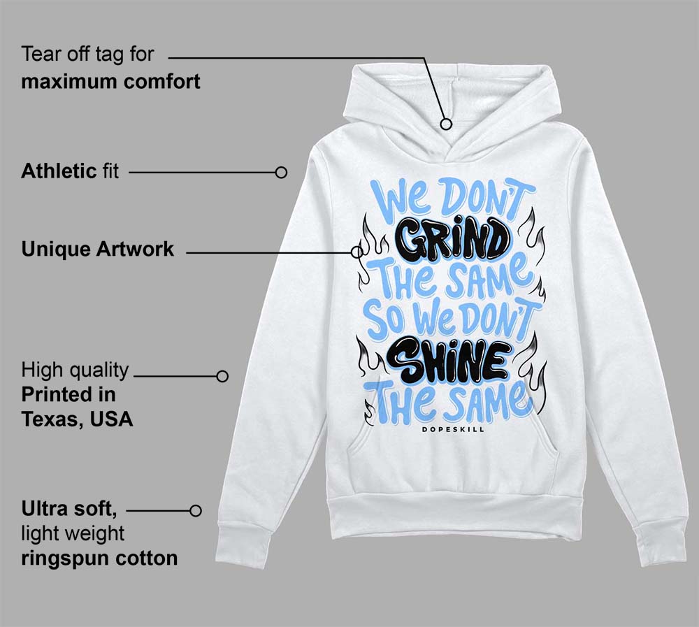 Powder Blue 9s superstreetwear Hoodie Sweatshirt Grind Shine Graphic
