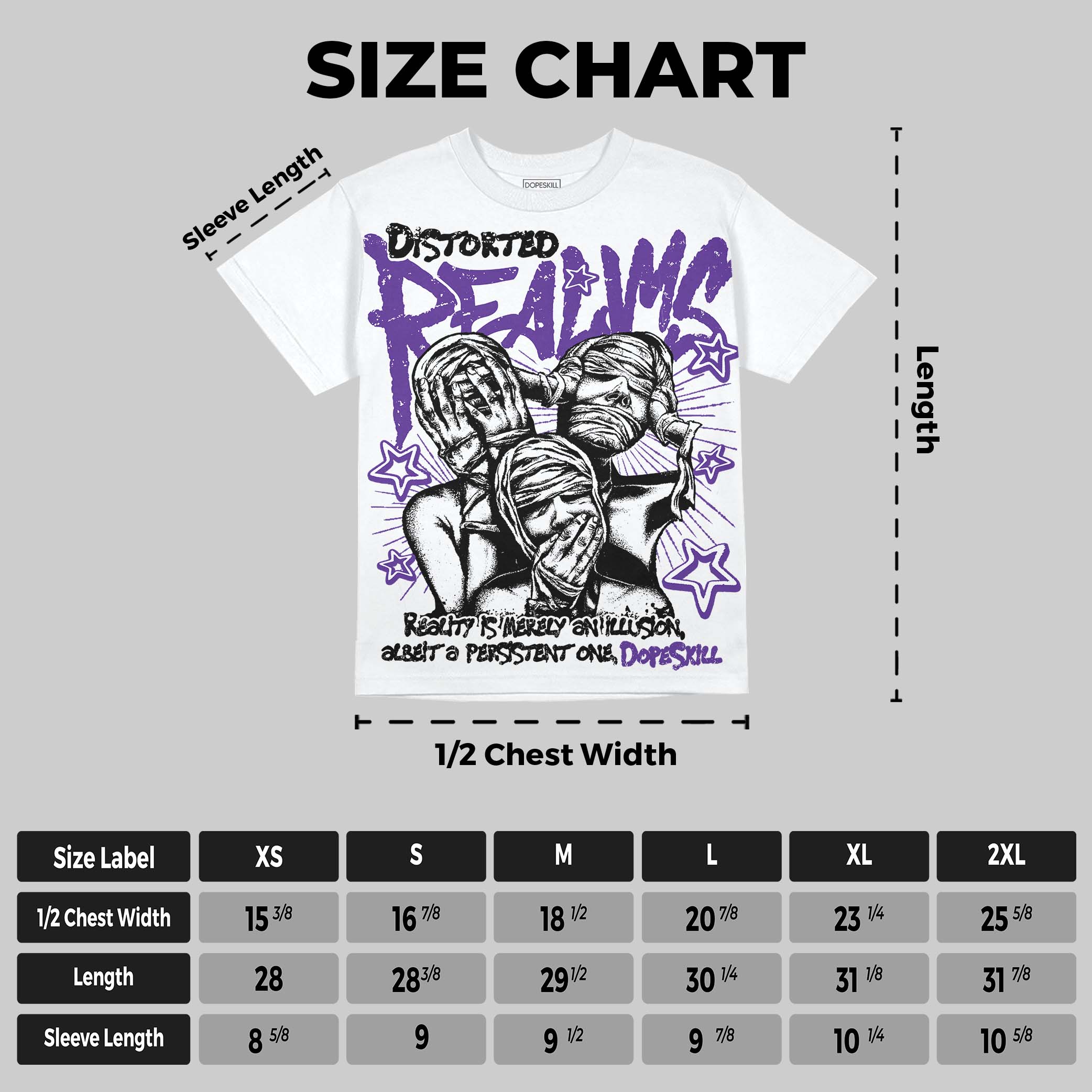 PURPLE Collection superstreetwear Oversize Print T-Shirt Distorted Realms Graphic