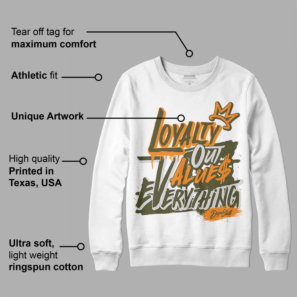 Olive 5s superstreetwear Sweatshirt LOVE Graphic