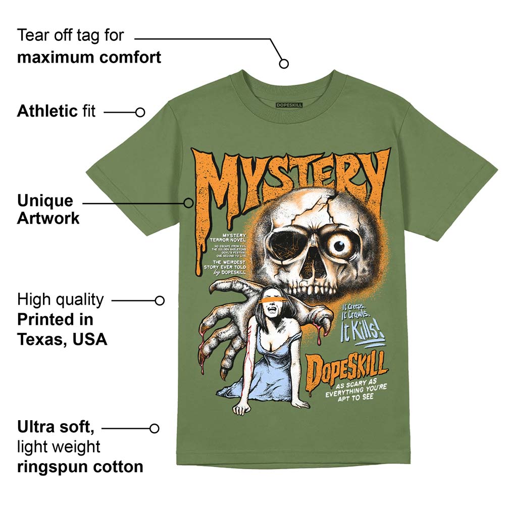 Olive 5s superstreetwear Olive T-shirt Mystery Ghostly Grasp Graphic