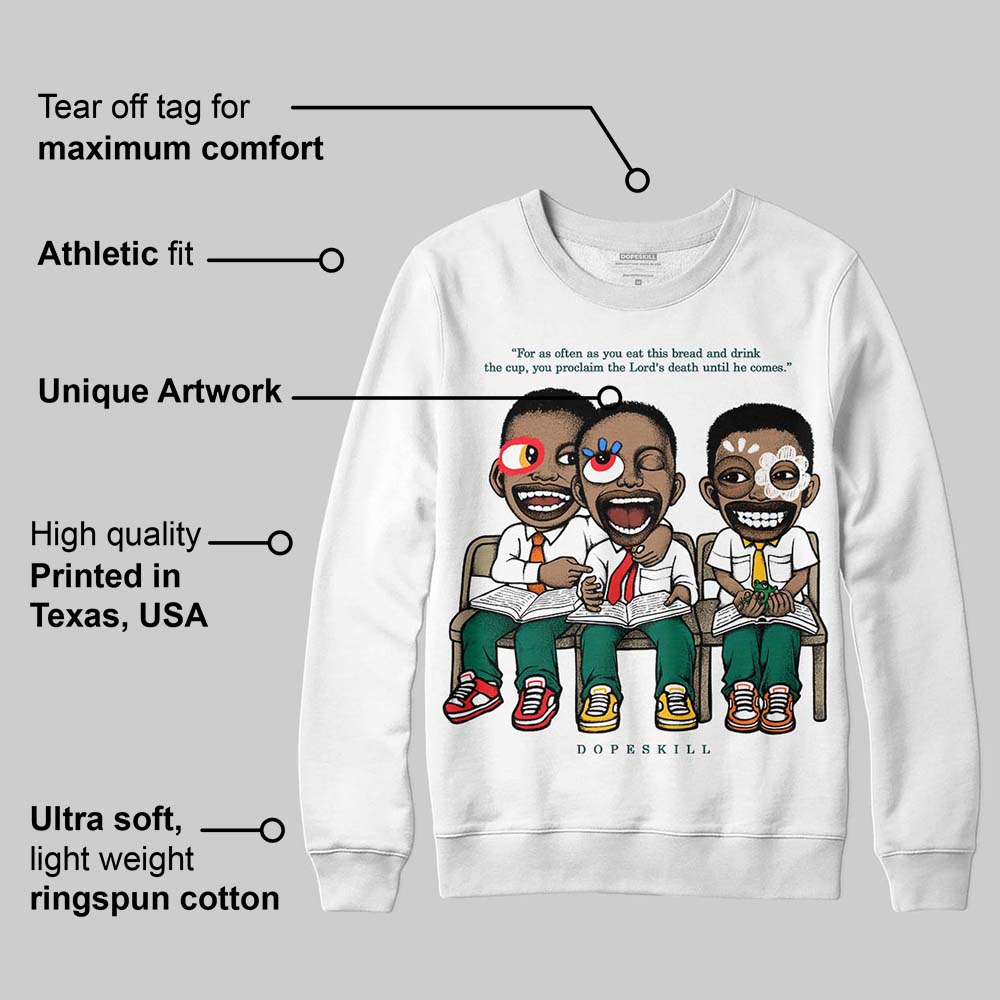 Oxidized Green 4s superstreetwear Sweatshirt First Sunday Graphic