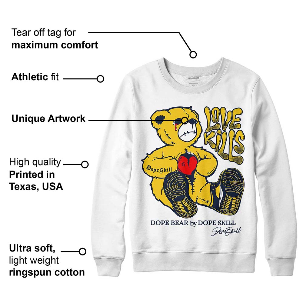 Michigan Dunks superstreetwear Sweatshirt Love Kills Graphic