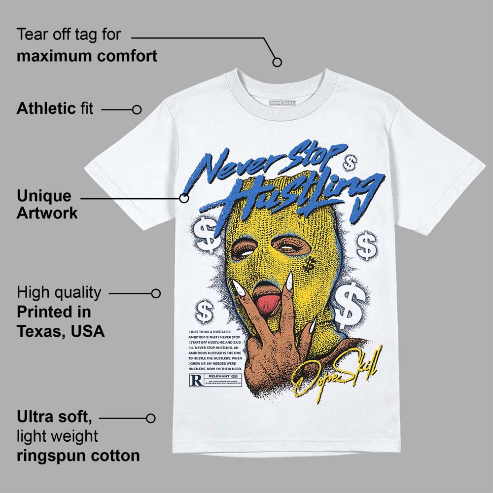 Michigan Dunks superstreetwear T-Shirt Never Stop Hustling Graphic