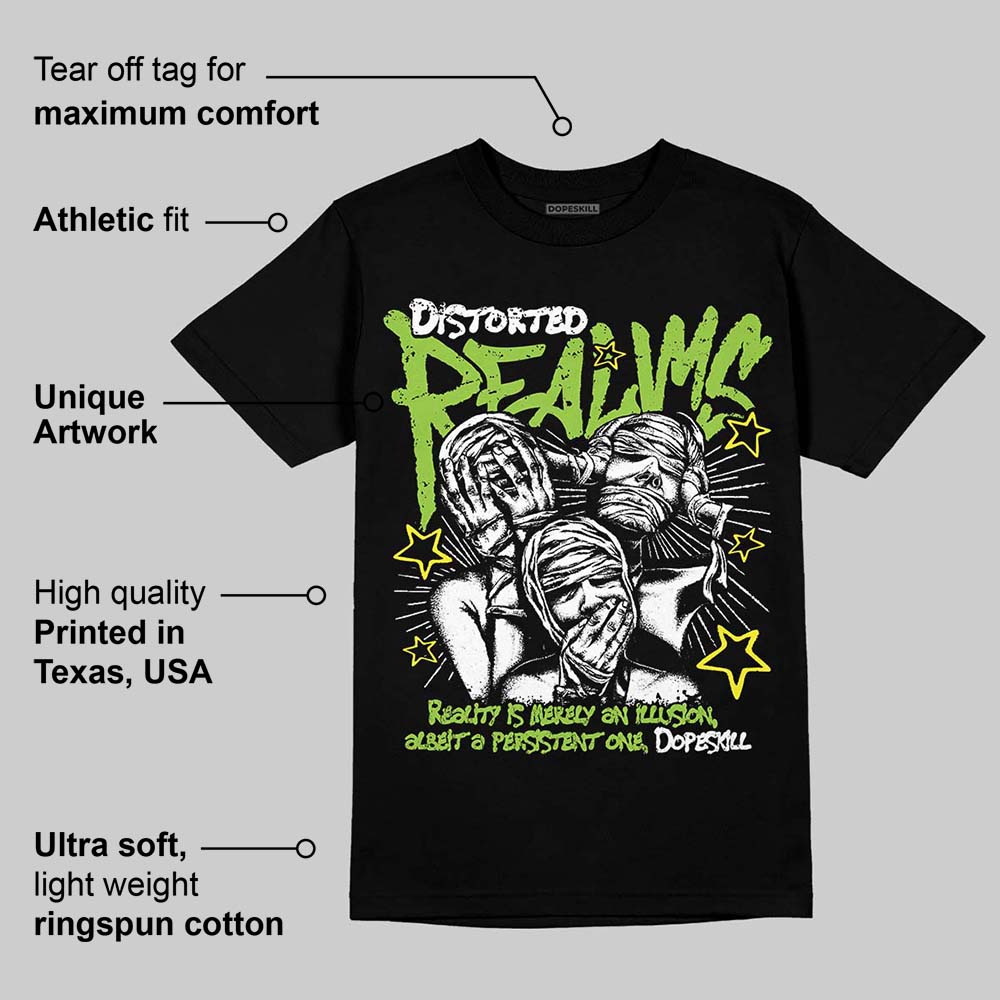 Neon Green Collection superstreetwear T-Shirt Distorted Realms Graphic