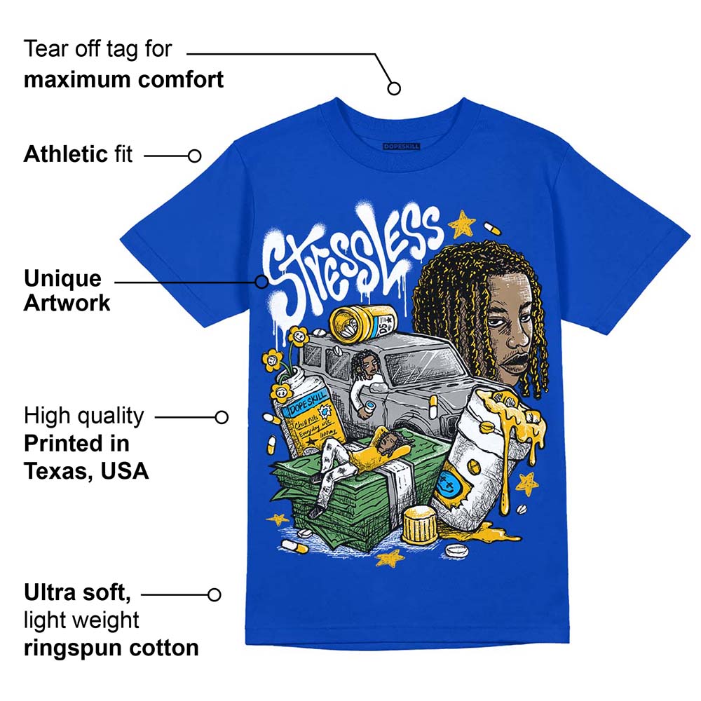 Royal Blue Collection superstreetwear Royal Blue T-shirt Stressless Graphic