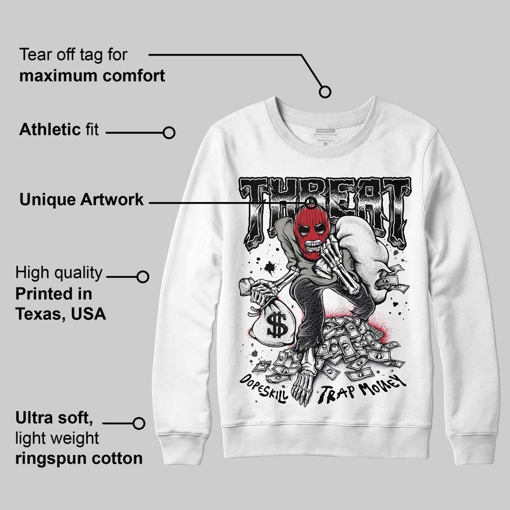 Black Cat 3s superstreetwear Sweatshirt Threat Graphic