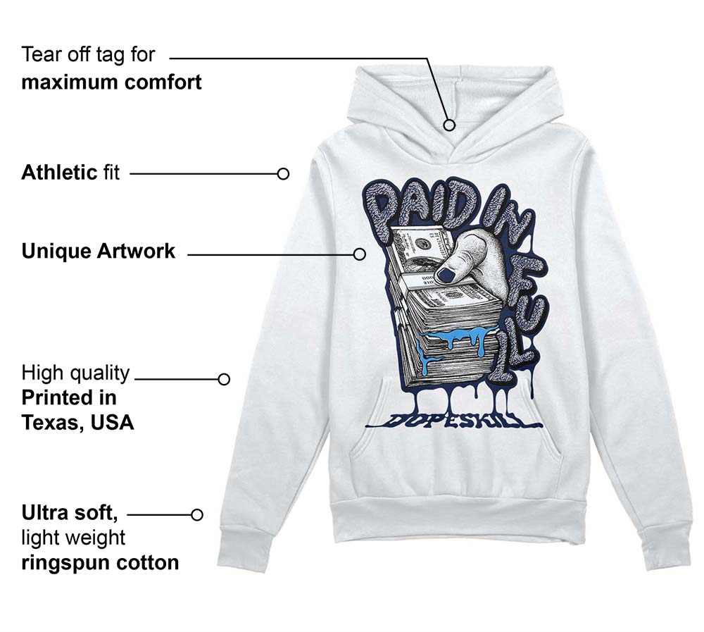 AJ Spizike White Obsidian superstreetwear Hoodie Sweatshirt Paid In Full Graphic