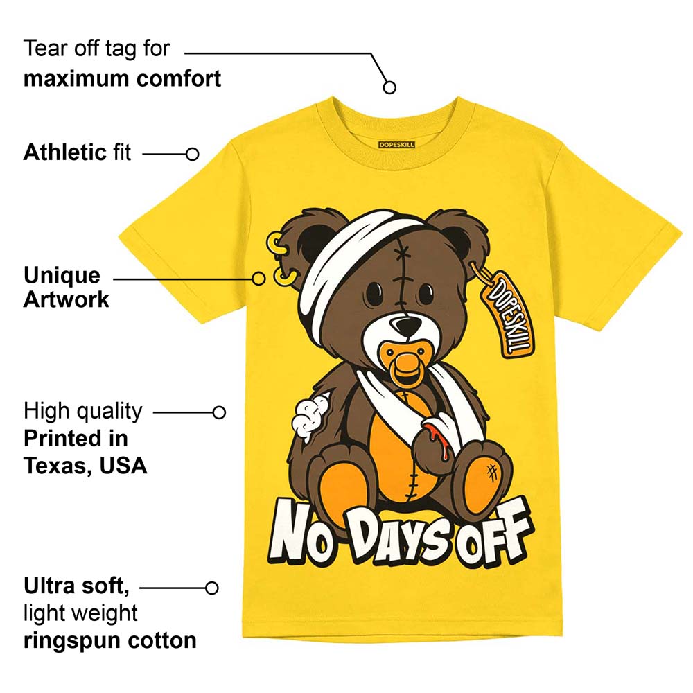 Yellow Ochre 6s superstreetwear Yellow T-shirt Hurt Bear Graphic