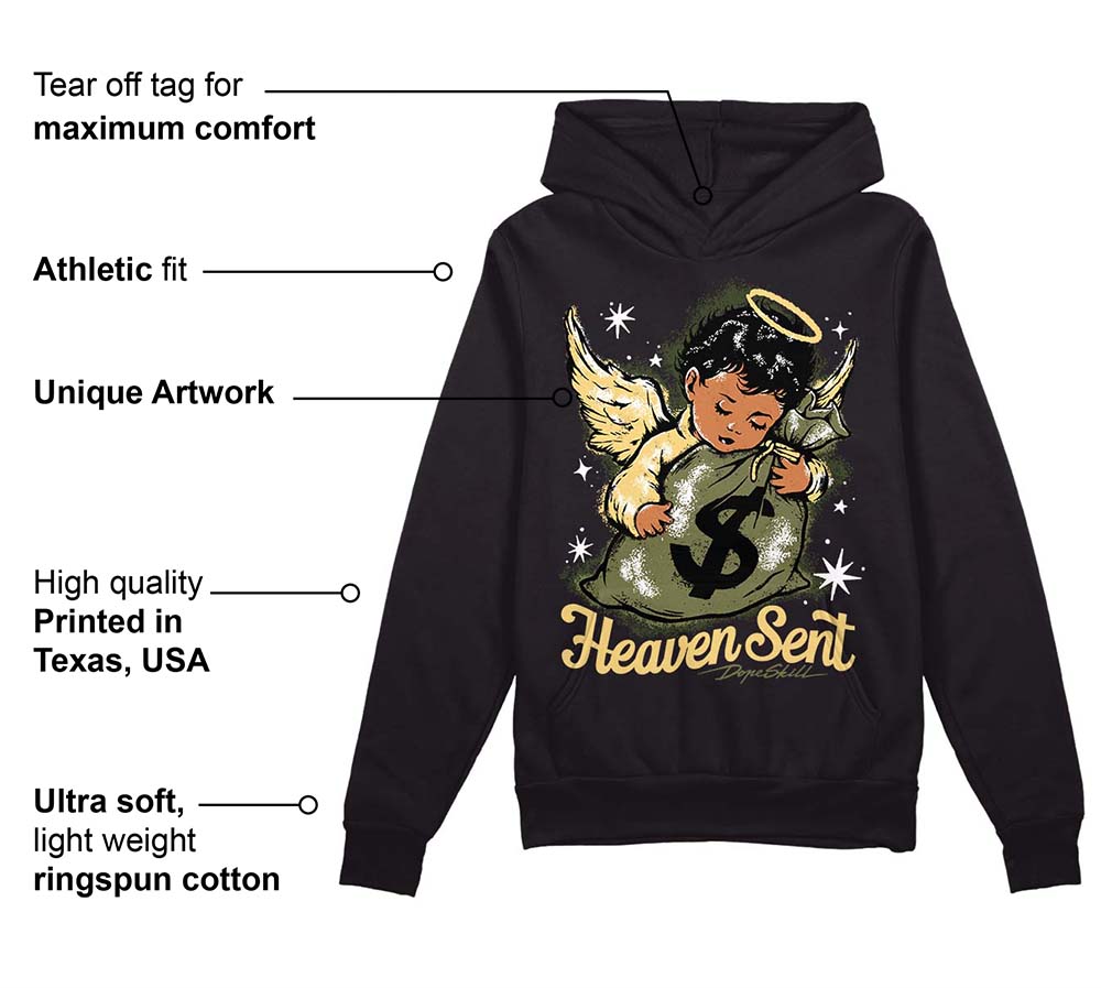 Craft Olive 4s superstreetwear Hoodie Sweatshirt Heaven Sent Graphic