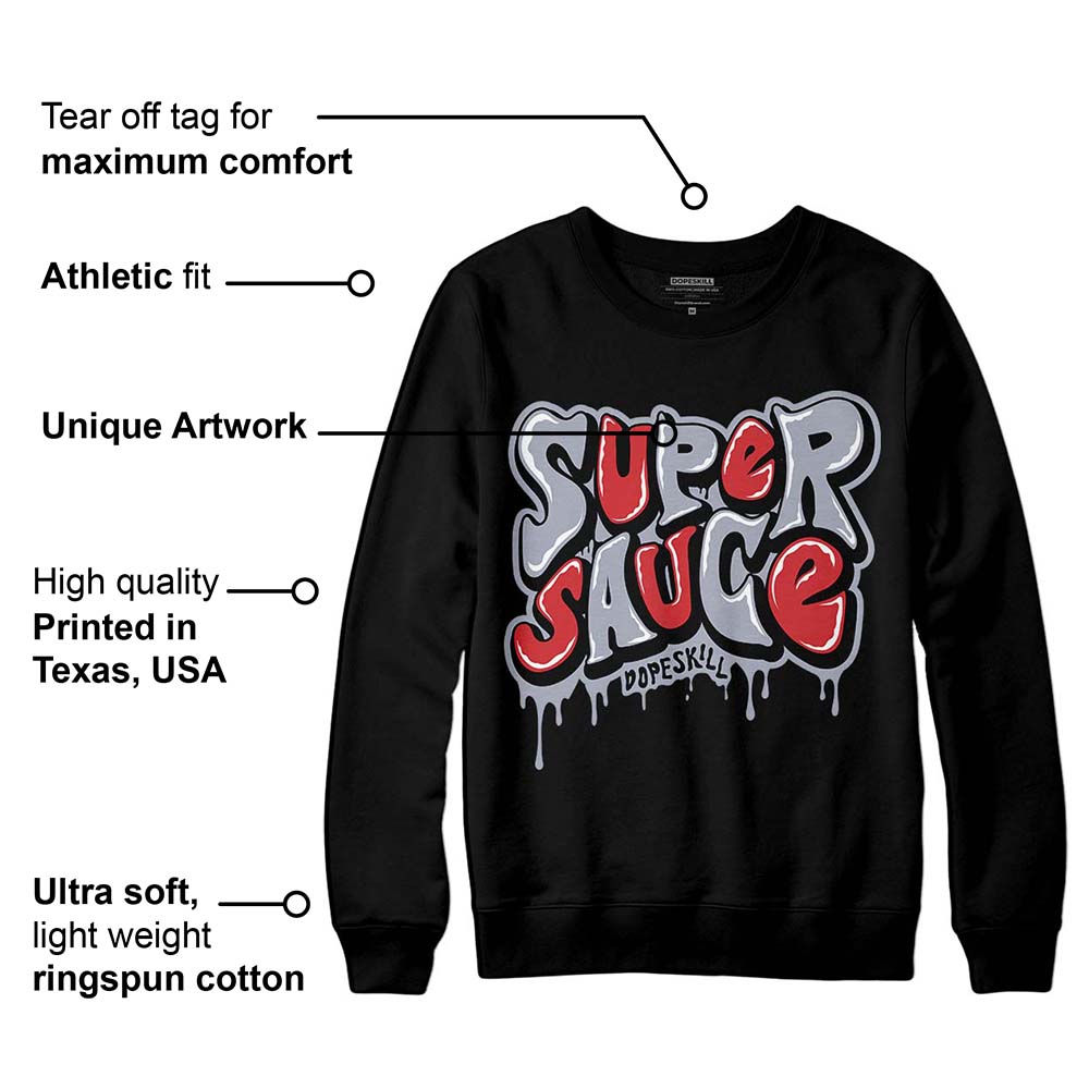 Bred Reimagined 4s superstreetwear Sweatshirt Super Sauce Graphic