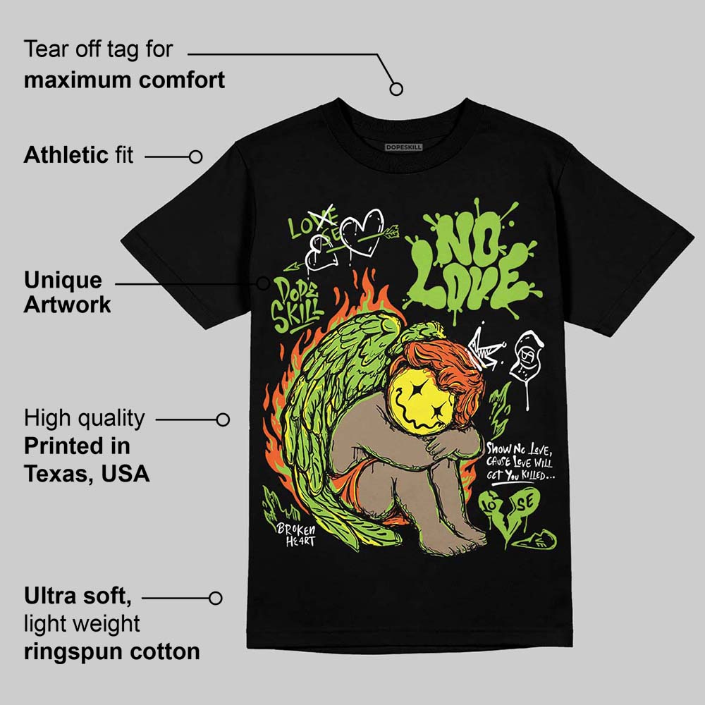 Neon Green Collection superstreetwear T-Shirt No Love Graphic