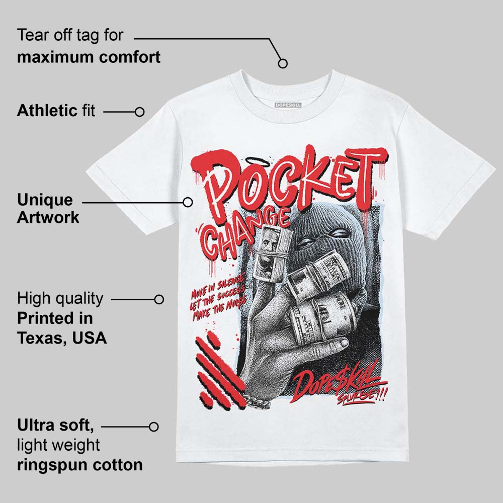 Cherry 11s superstreetwear T-Shirt Pocket Change Graphic