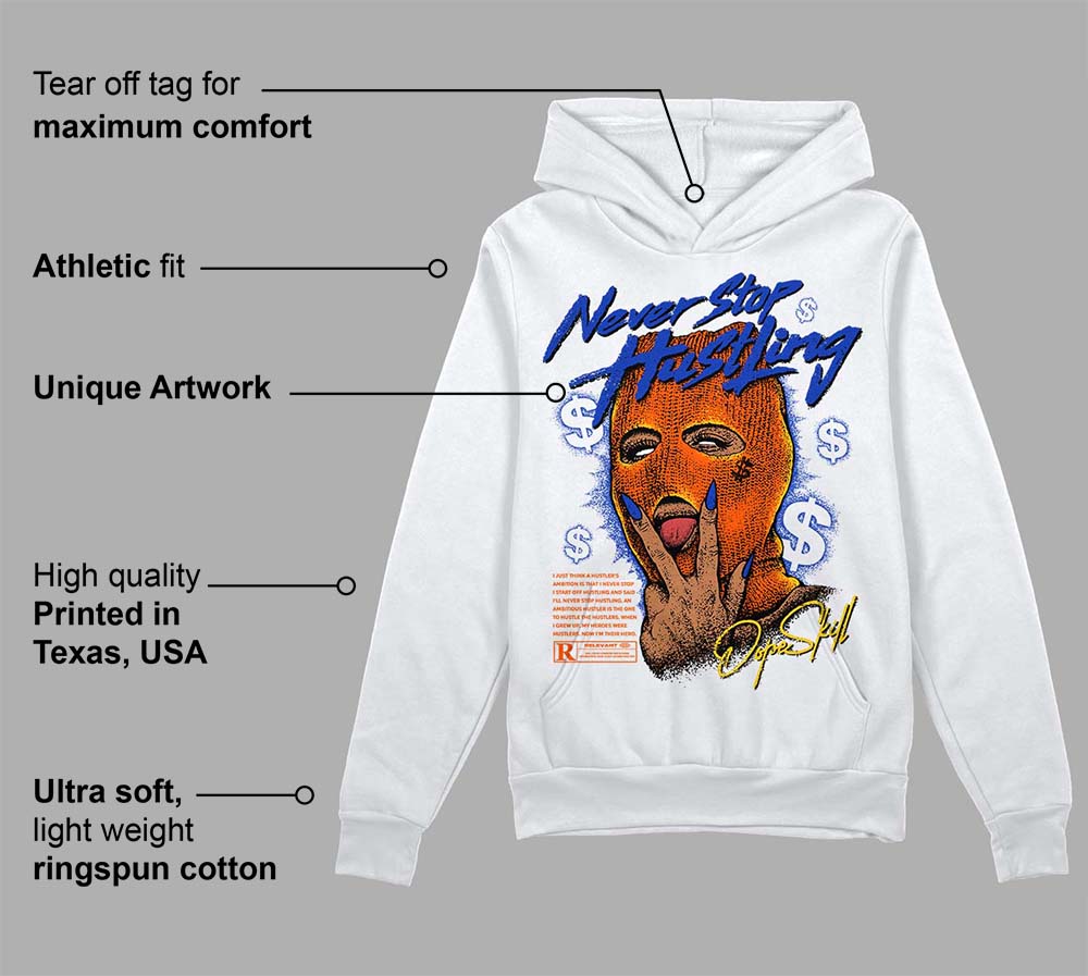 Dunk Futura Orange Blaze superstreetwear Hoodie Sweatshirt Never Stop Hustling Graphic
