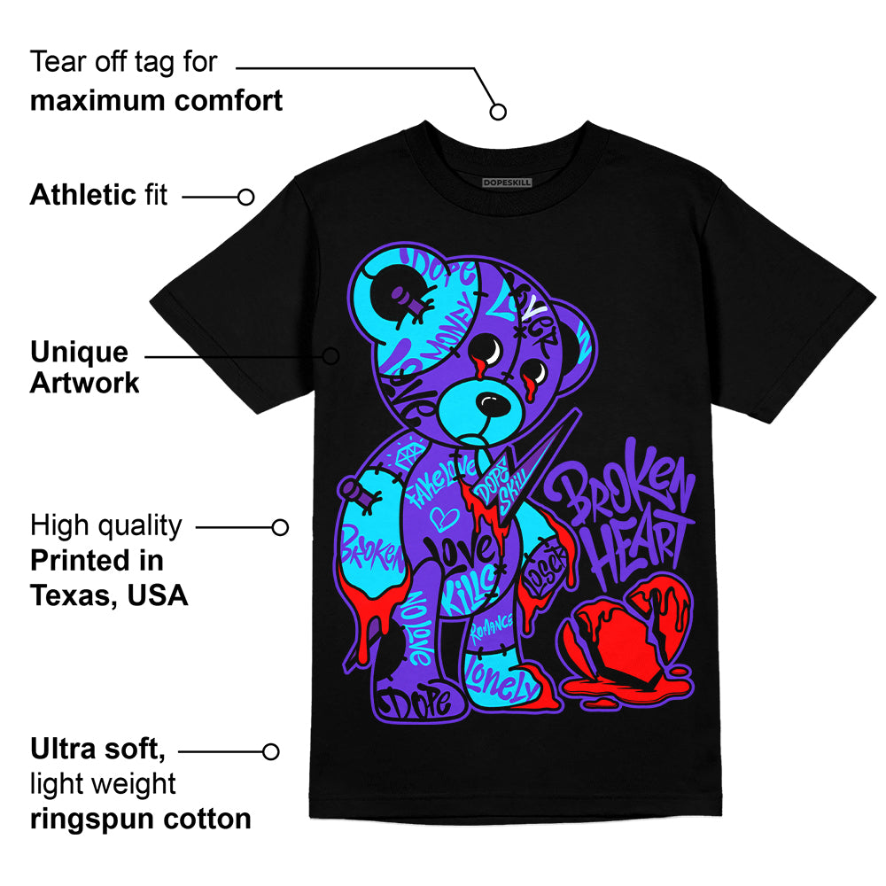 Aqua 6s superstreetwear T-Shirt Broken Heart Graphic