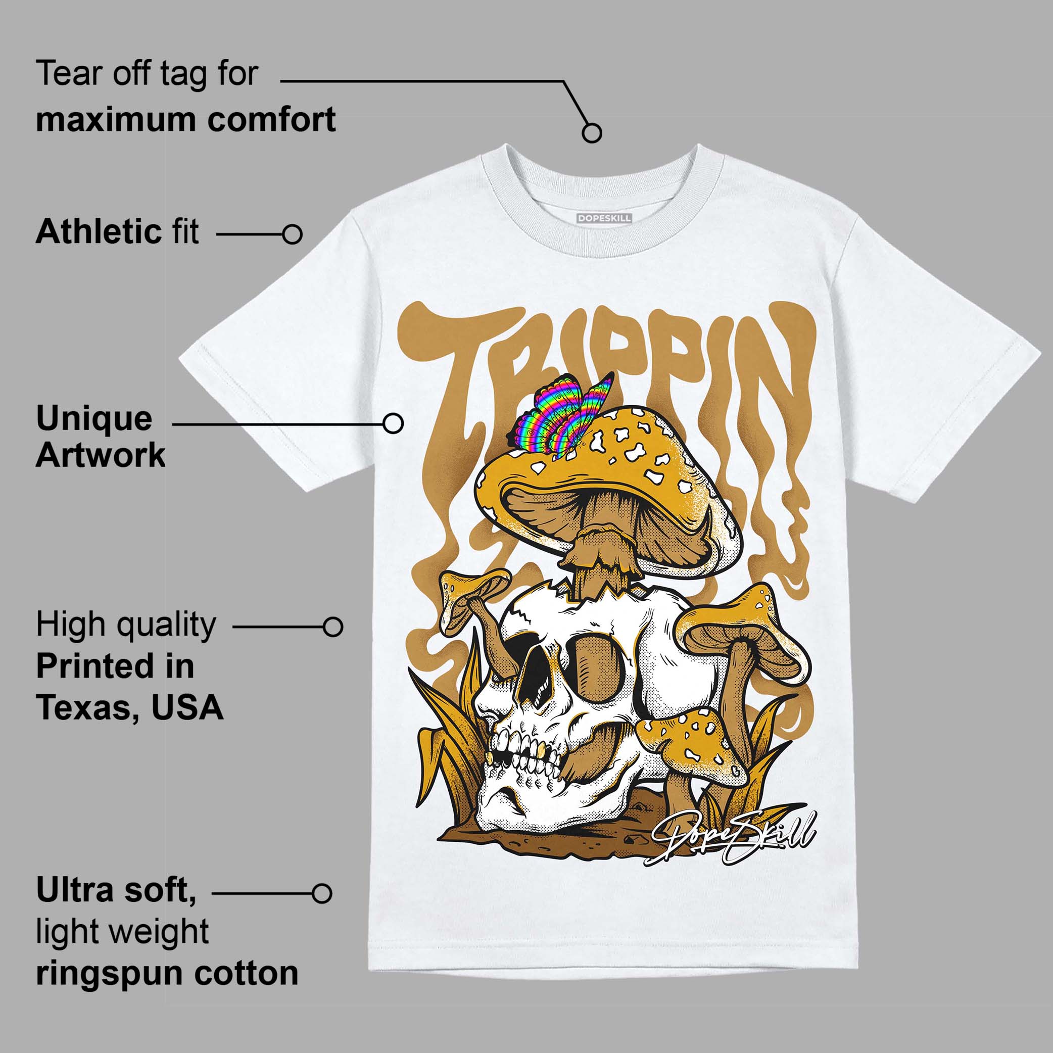 Wheat 13s superstreetwear T-Shirt Trippin Graphic