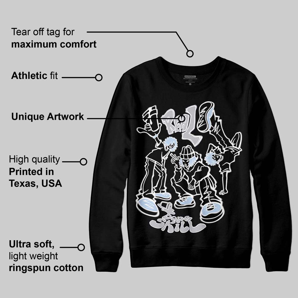 Black Metallic Reimagined 5s superstreetwear Sweatshirt Real Y2K Players Graphic