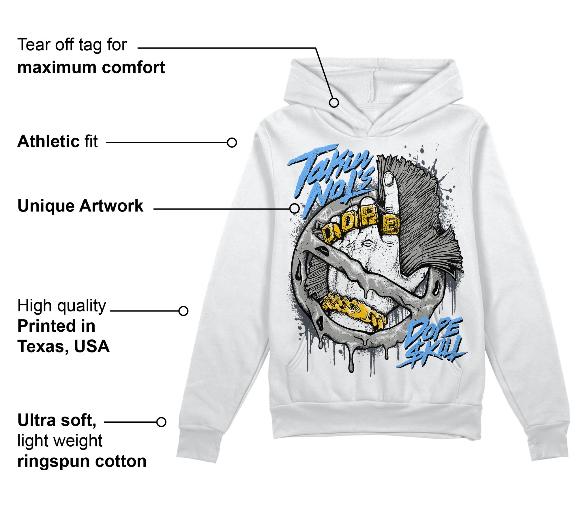 Cool Grey 6s superstreetwear Hoodie Sweatshirt Takin No L's Graphic