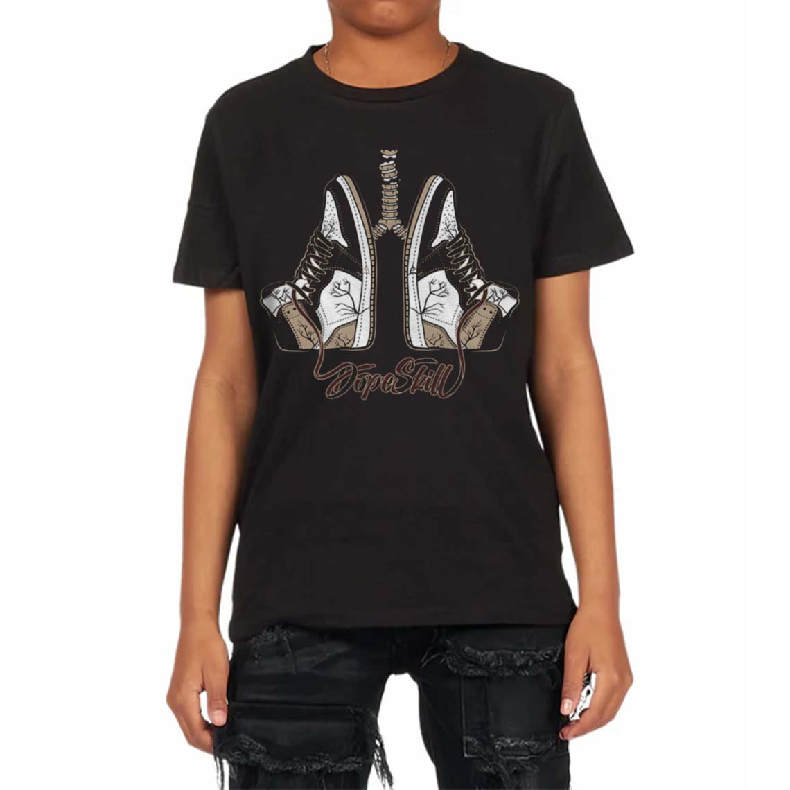 Latte 1s superstreetwear Toddler Kids T-shirt Breathe Graphic