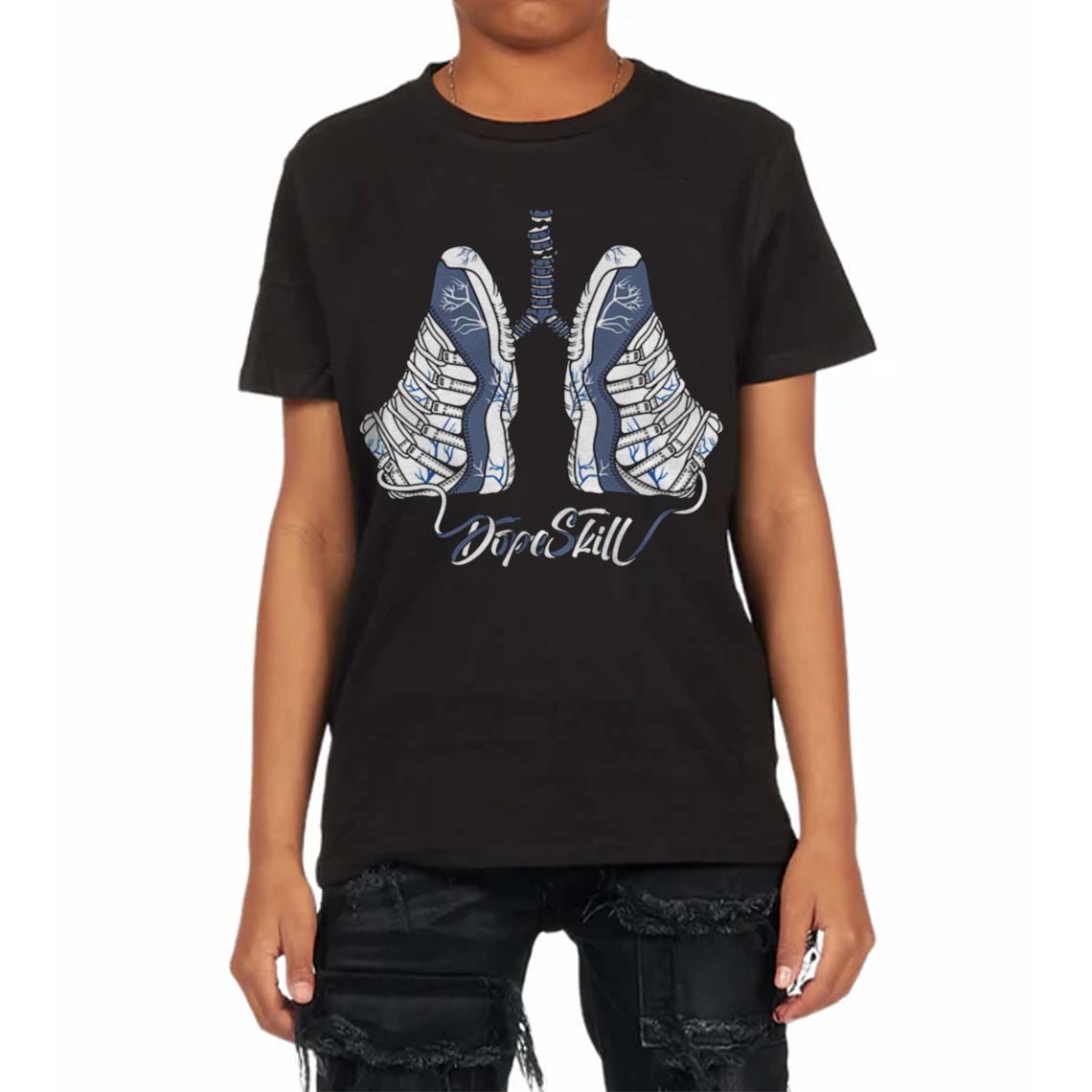 Diffused Blue 11s superstreetwear Toddler Kids T-shirt Breathe Graphic