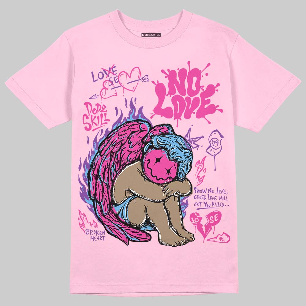 Pink Collection superstreetwear T-Shirt No Love Graphic