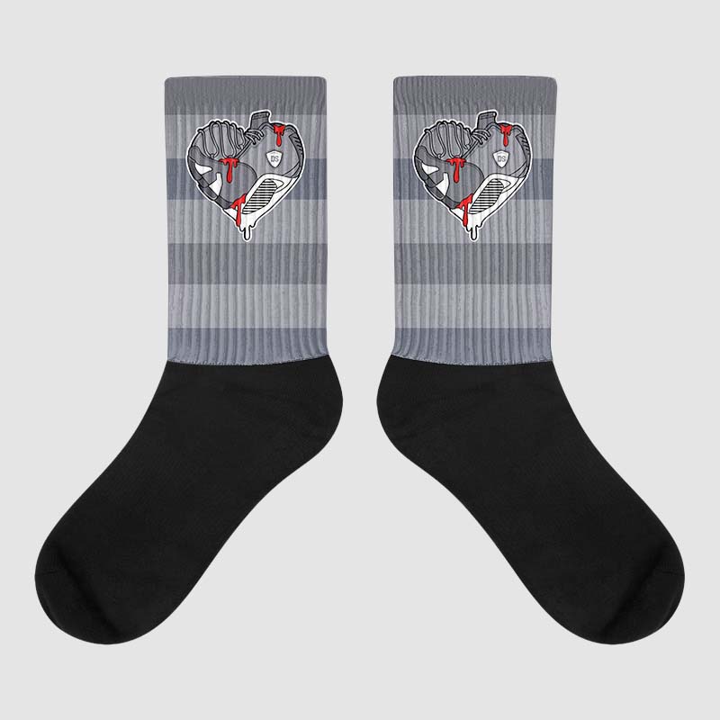 Stealth 14s superstreetwear Sublimated Socks Horizontal Stripes Graphic