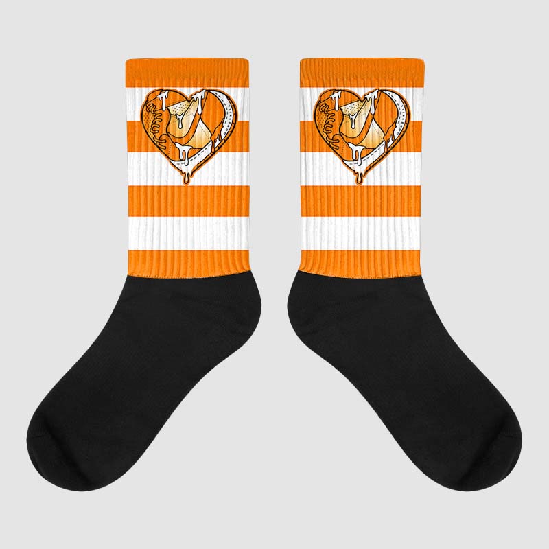 Dunk Low Magma Orange superstreetwear Sublimated Socks Horizontal Stripes Graphic