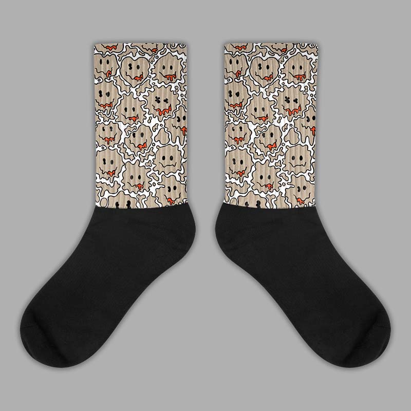 Latte 1s superstreetwear Sublimated Socks Slime Graphic