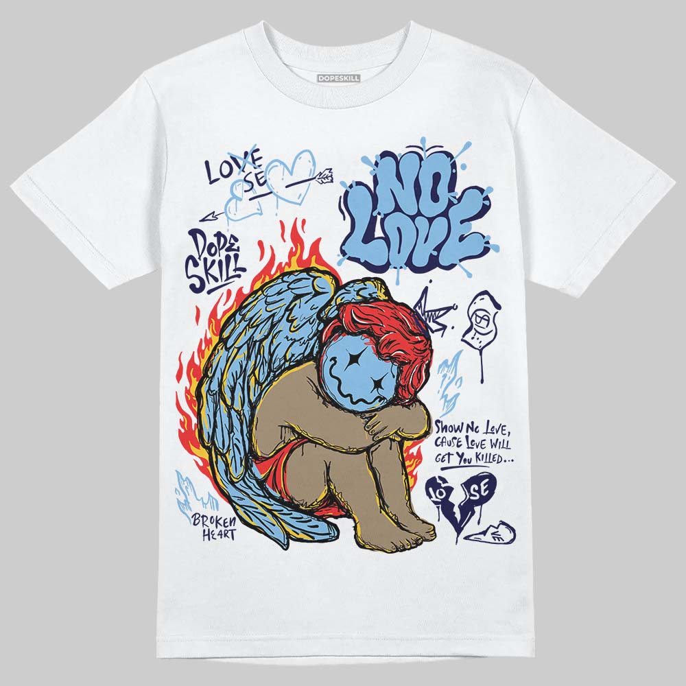 University Blue Collection superstreetwear T-Shirt No Love Graphic
