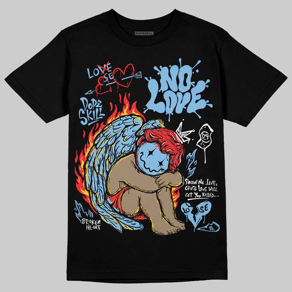 University Blue Collection superstreetwear T-Shirt No Love Graphic