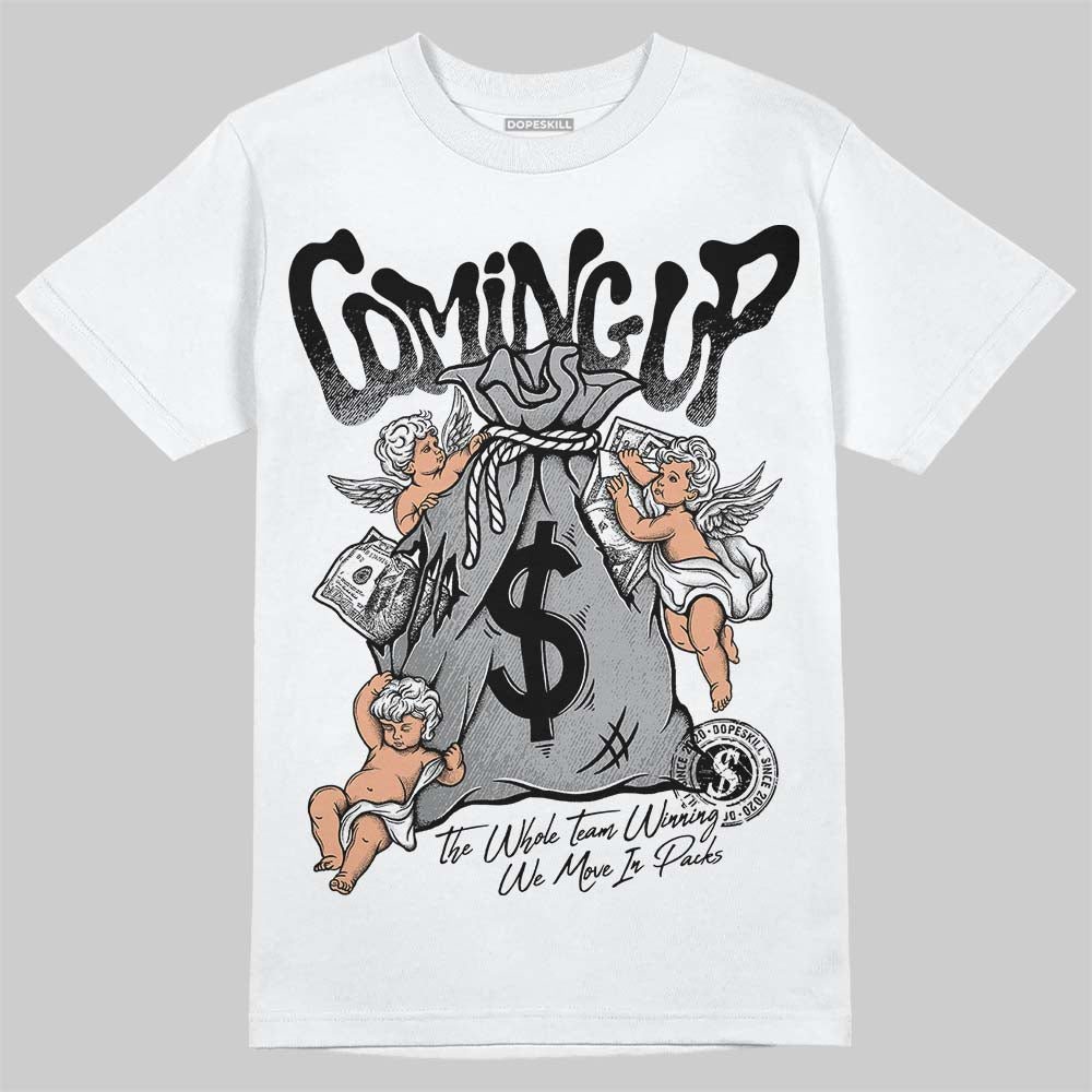 White Thunder 4s superstreetwear T-Shirt Money Bag Coming Up Graphic