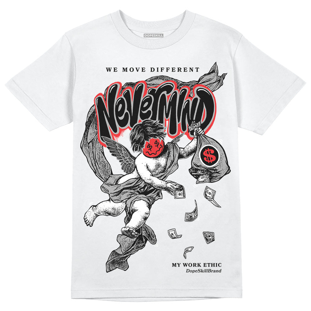 White Thunder 4s superstreetwear T-Shirt Nevermind Graphic