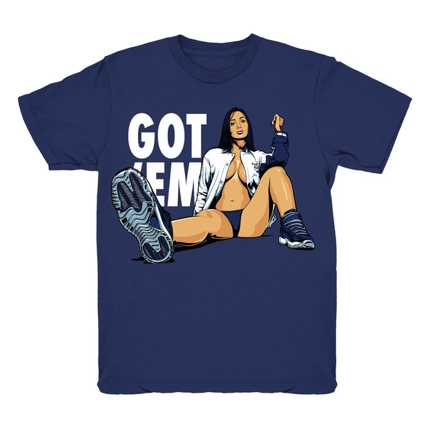 Women 11 low Jeter shirt | Got Em&#39; - Retro 11 low Re2pect Jeter tee shirts