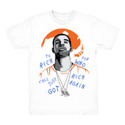 Women 5 International Flight shirt | Drake To Rich - Retro 5 Barcelona tee shirts