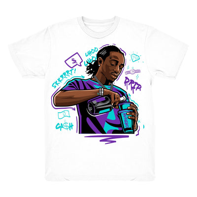 Youth 5 Grape shirt | Quavo Drip - Retro 5 Fresh Prince Grape tee shirts