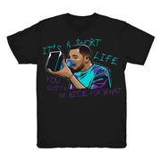 Women 5 Grape shirt | Drake Nice For What - Retro 5 Fresh Prince Grape black tee shirts