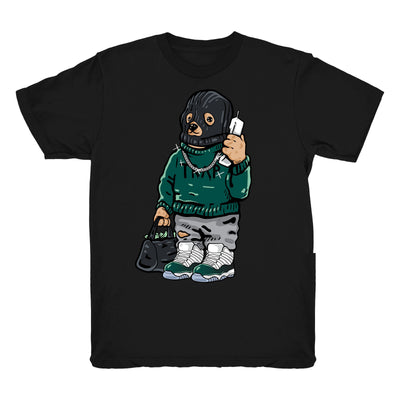 Youth 11 low Easter shirt | Trap Bear - Retro 11 low Emerald Easter tee shirts