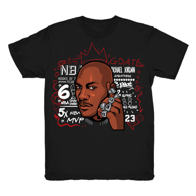 Youth 13 He Got Game shirt | MJ Stats - Retro 13 He Got Game tee shirts