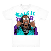 Women 5 Grape shirt | Quavo Walk It - Retro 5 Fresh Prince Grape tee shirts