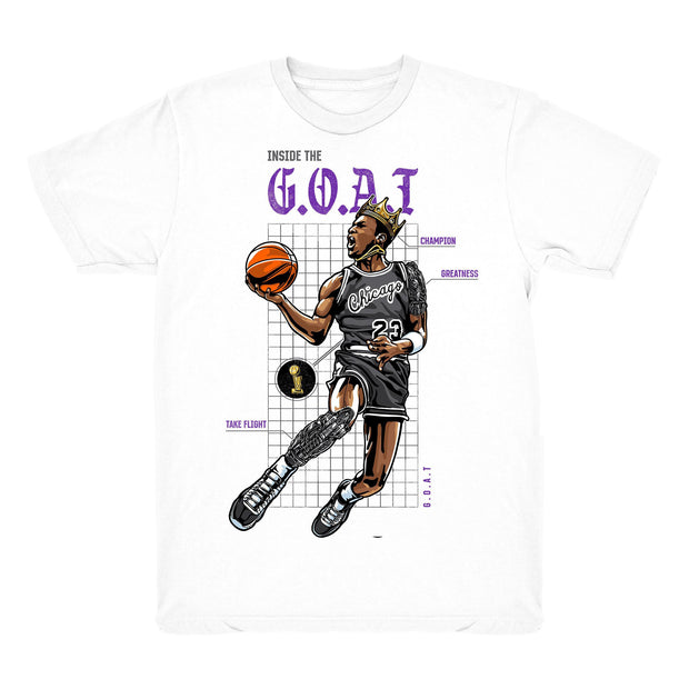 Youth 11 Concord shirt | Goat Blueprint - Retro 11 Concord 2018 / White tee shirts